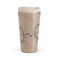 Kelioninis puodelis Burga Sagittarius - Travel Mug, 500 ml / Flap / Beige