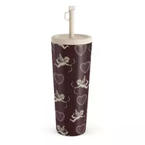 Kelioninis puodelis Burga Lovestruck - Travel Mug, 700 ml / Straw