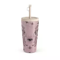 Kelioninis puodelis Burga Aquarius - Travel Mug, 500 ml / Straw / Pink