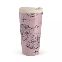 Kelioninis puodelis Burga Capricorn - Travel Mug, 500 ml / Flap / Pink