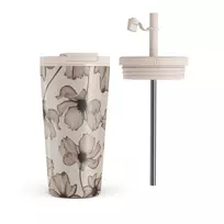 Kelioninis puodelis Burga Barely Yours - Travel Mug, 500 ml / Flap & Straw Set