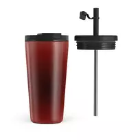 Kelioninis puodelis Burga No Talking - Travel Mug, 500 ml / Flap & Straw Set