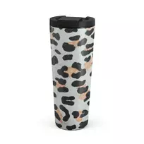 Kelioninis puodelis Burga Baby Leo - Leopard Travel Mug, 700 ml / Flap