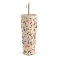 Kelioninis puodelis Burga Sunday Brunch - Flowers Travel Mug, 700 ml / Straw