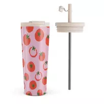 Kelioninis puodelis Burga Salsa - Travel Mug, 700 ml / Flap & Straw Set