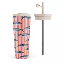 Kelioninis puodelis Burga Del Mar - Travel Mug, 700 ml / Flap & Straw Set