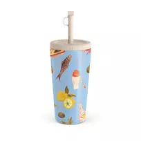 Kelioninis puodelis Burga Al Fresco - Travel Mug, 500 ml / Straw