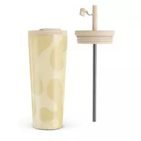 Kelioninis puodelis Burga Glow - Travel Mug, 700 ml / Flap & Straw Set