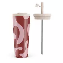 Kelioninis puodelis Burga Flex - Travel Mug, 700 ml / Flap & Straw Set