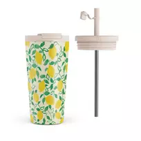Kelioninis puodelis Burga Capri - Travel Mug, 500 ml / Flap & Straw Set