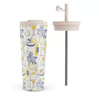 Kelioninis puodelis Burga Couvert - Travel Mug, 700 ml / Flap & Straw Set