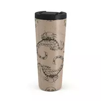 Kelioninis puodelis Burga Scorpio - Travel Mug, 700 ml / Flap / Beige