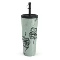 Kelioninis puodelis Burga Gemini - Travel Mug, 700 ml / Straw / Turquoise