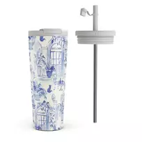 Kelioninis puodelis Burga Sobremesa - Travel Mug, 700 ml / Flap & Straw Set