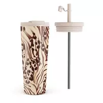 Kelioninis puodelis Burga Bare - Travel Mug, 700 ml / Flap & Straw Set