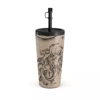 Kelioninis puodelis Burga Virgo - Travel Mug, 500 ml / Straw / Beige