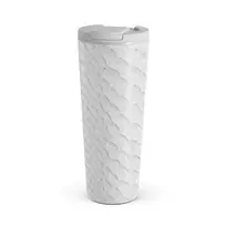 Kelioninis puodelis Burga Glacial Desert - White Snakeskin Travel Mug, 700 ml / Flap