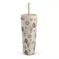 Kelioninis puodelis Burga Leo - Travel Mug, 700 ml / Straw / Nude
