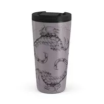 Kelioninis puodelis Burga Scorpio - Travel Mug, 500 ml / Flap / Purple