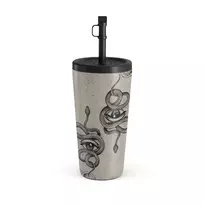 Kelioninis puodelis Burga Gemini - Travel Mug, 500 ml / Straw / Nude