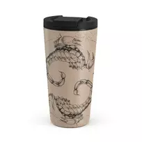Kelioninis puodelis Burga Scorpio - Travel Mug, 500 ml / Flap / Beige