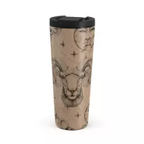 Kelioninis puodelis Burga Aries - Travel Mug, 700 ml / Flap / Beige