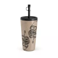Kelioninis puodelis Burga Gemini - Travel Mug, 500 ml / Straw / Beige