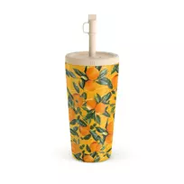 Kelioninis puodelis Burga Orange Lemonade - Travel Mug, 500 ml / Straw