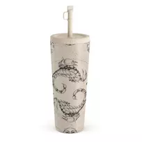 Kelioninis puodelis Burga Scorpio - Travel Mug, 700 ml / Straw / Nude