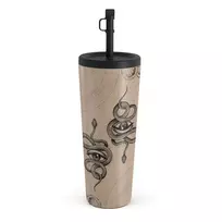 Kelioninis puodelis Burga Gemini - Travel Mug, 700 ml / Straw / Beige