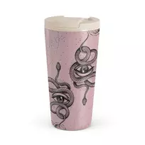 Kelioninis puodelis Burga Gemini - Travel Mug, 500 ml / Flap / Pink