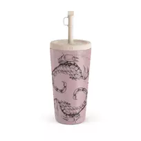 Kelioninis puodelis Burga Scorpio - Travel Mug, 500 ml / Straw / Pink