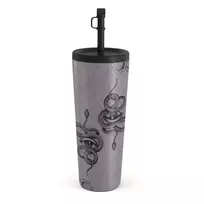 Kelioninis puodelis Burga Gemini - Travel Mug, 700 ml / Straw / Purple