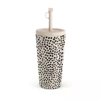 Kelioninis puodelis Burga Almond Latte - Cute Travel Mug, 500 ml / Straw