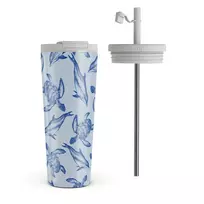 Kelioninis puodelis Burga Aquatic Dance - Travel Mug, 700 ml / Flap & Straw Set