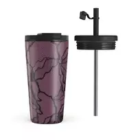 Kelioninis puodelis Burga That Girl - Travel Mug, 500 ml / Flap & Straw Set