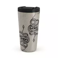 Kelioninis puodelis Burga Gemini - Travel Mug, 500 ml / Flap / Nude