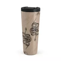 Kelioninis puodelis Burga Gemini - Travel Mug, 700 ml / Flap / Beige