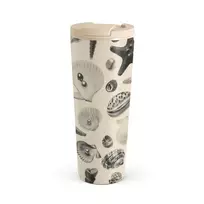 Kelioninis puodelis Burga Shell Mosaic - Travel Mug, 700 ml / Flap