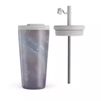 Kelioninis puodelis Burga Side Effect - Travel Mug, 500 ml / Flap & Straw Set