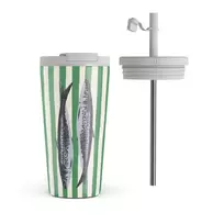 Kelioninis puodelis Burga Sardinhas - Travel Mug, 500 ml / Flap & Straw Set