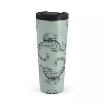 Kelioninis puodelis Burga Scorpio - Travel Mug, 700 ml / Flap / Turquoise