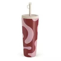 Kelioninis puodelis Burga Flex - Travel Mug, 700 ml / Straw