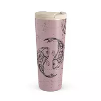 Kelioninis puodelis Burga Pisces - Travel Mug, 700 ml / Flap / Pink