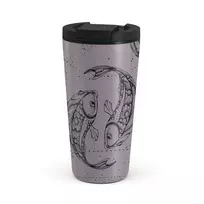 Kelioninis puodelis Burga Pisces - Travel Mug, 500 ml / Flap / Purple