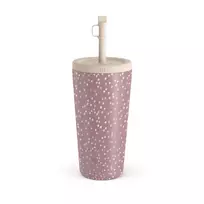 Kelioninis puodelis Burga Hot Cocoa - Spotted Travel Mug, 500 ml / Straw
