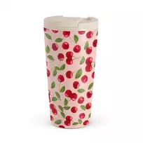 Kelioninis puodelis Burga Afternoon Treat - Cherry Travel Mug, 500 ml / Flap
