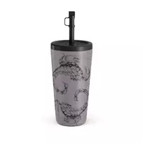Kelioninis puodelis Burga Scorpio - Travel Mug, 500 ml / Straw / Purple