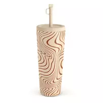 Kelioninis puodelis Burga Déjà Vu - Kelioninis puodelis, 700 ml / Šiaudelis