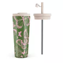 Kelioninis puodelis Burga No Regrets - Travel Mug, 700 ml / Flap & Straw Set